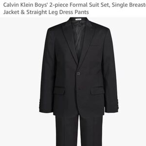 Boys 2 piece Calvin Klein suit size 18 and dress shirt